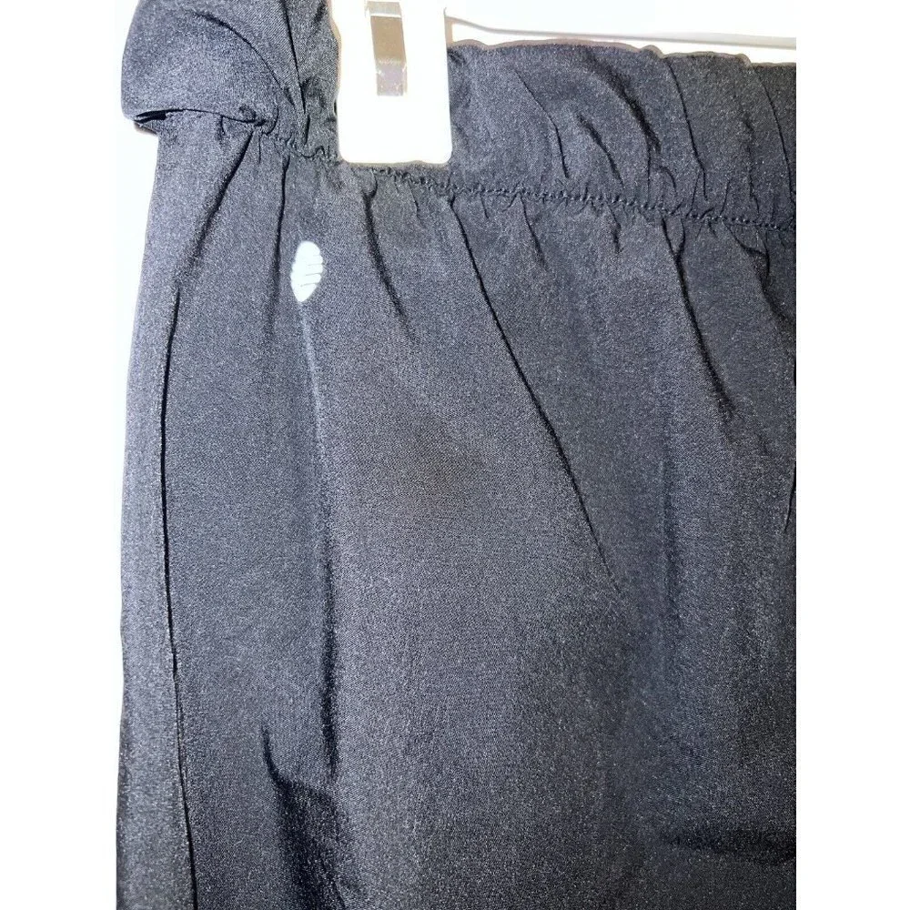 Z BY ZELLA Black Lightweight Cropped Elastic Waist Jogger Pants M